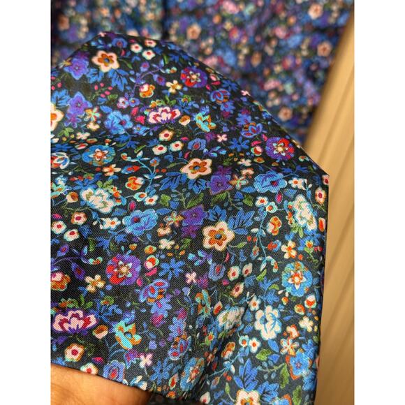 Sandro Paris Floral Satin Flared Trousers Size FR 40 (US 8) - Picture 7 of 14